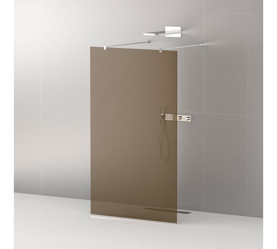 Душевая перегородка Cezares LIBERTA-L-2-80-120-BR-Cr