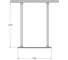Душевая перегородка Cezares LIBERTA-L-2-90-120-GR-Cr 2
