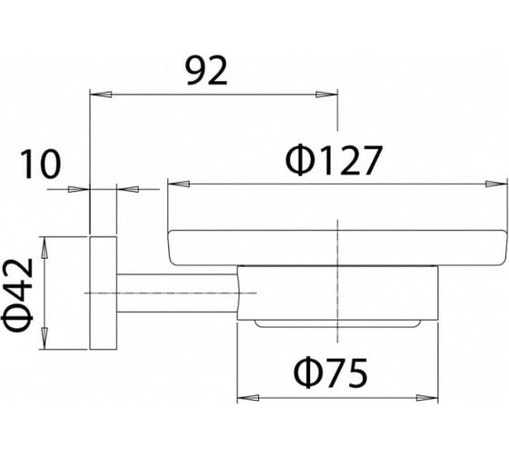 Настенная мыльница Mamoli Chrome 6740001