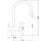 Смеситель EMAR ЕС - 3015 PVD Golden 2