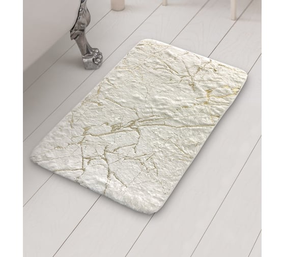 Плюшевый коврик Dasch 50x80 см My Bunny белый Молния 11308