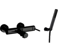 Смеситель для ванны из стены Giulini G Futuro черный матовый F6501-01NO