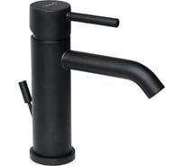 Смеситель для раковины Giulini G Futuro Hi с донным клапаном, черный матовый F6545ANO