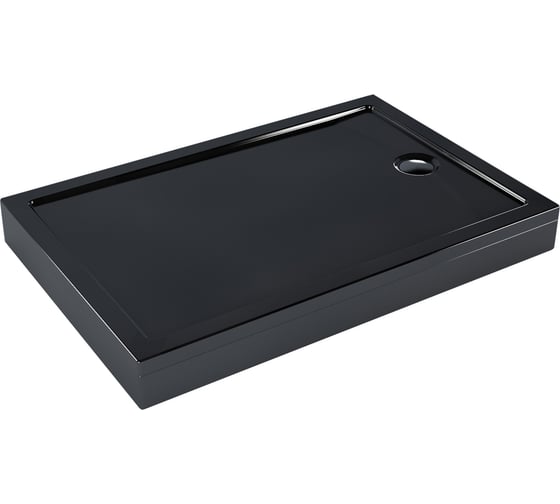 Акриловый душевой поддон МетаКам Universal PRO BLACK N 1200х800 4650208865107
