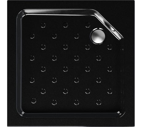 Акриловый душевой поддон МетаКам Универсал черный Н 900 4650208863172