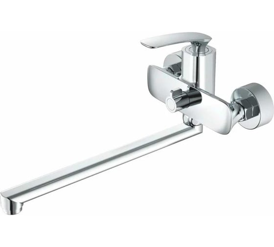 Смеситель для ванны Haiba излив длинный, переключатель в корпусе HB22616 00302778