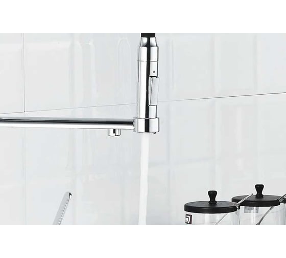 Смеситель для кухни Haiba HB76854, хром 00298305