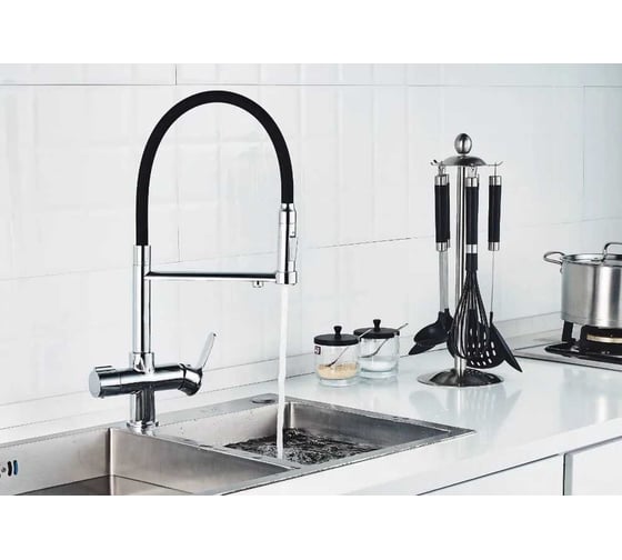 Смеситель для кухни Haiba HB76854, хром 00298305