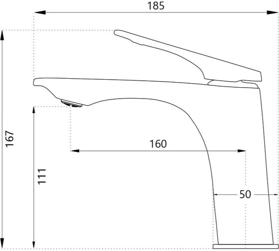 Смеситель для раковины Haiba HB10816-3 00313688