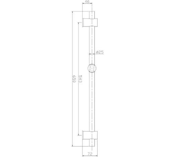 Душевая штанга Haiba сталь HB8011 00304866