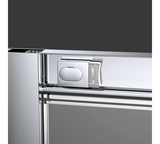 Душевая дверь VINCEA Alpha 1700, хром, стекло текстурное VDS-3AL2170MT