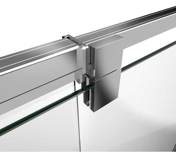Душевая дверь VINCEA Intra 800/900, хром, стекло шиншилла VDP-1I8090CH