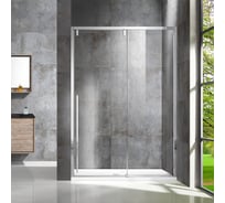 Душевая дверь VINCEA Lugano 1200, хром, стекло прозрачное VDS-1L120CL-1