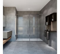 Душевая дверь VINCEA Garda 1900, хром, стекло прозрачное VDS-1G2190CL