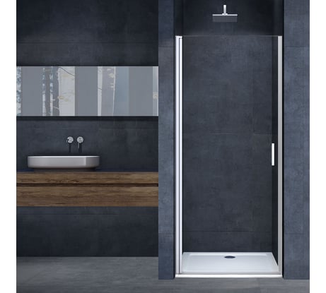 Душевая дверь VINCEA Alpha хром, стекло прозрачное VDP-3AL600CL