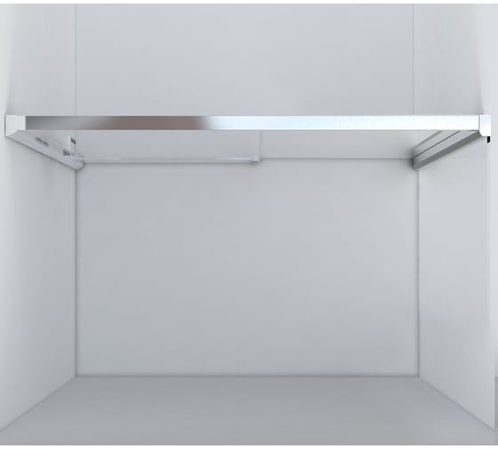 Душевая дверь VINCEA Lugano 1400, хром, стекло прозрачное VDS-1L140CL-1