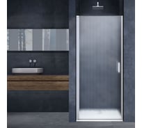 Душевая дверь VINCEA Alpha хром, стекло текстурное VDP-3AL800MT