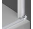 Душевая дверь VINCEA Alpha хром, стекло текстурное VDP-3AL800MT 5