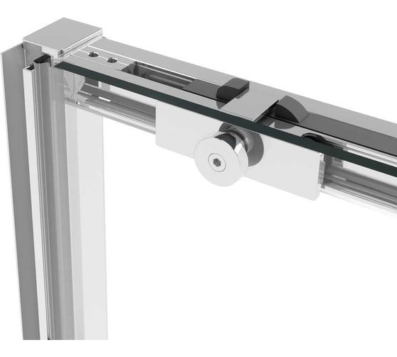 Душевая дверь VINCEA Slim Soft 1400, хром, стекло прозрачное VDS-1SS140CL