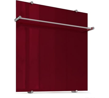 Электрический полотенцесушитель Теплолюкс Flora 60х60 бордовый, 160 Вт