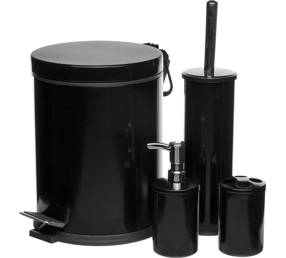 Набор для ванны NAVAKO Aquila 4set black 11083 1