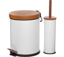 Набор для ванны NAVAKO Aquila wood 2set white 11088