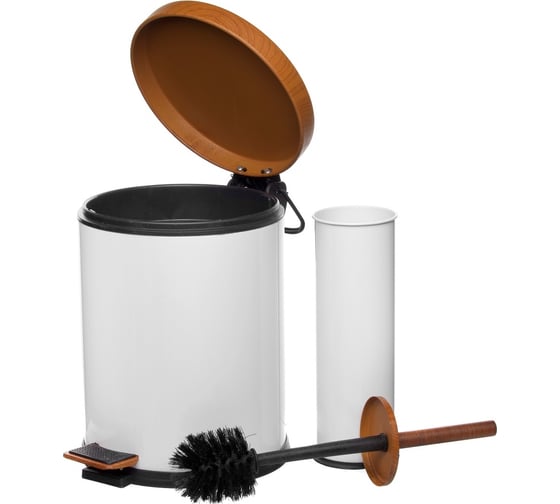 Набор для ванны NAVAKO Aquila wood 2set white 11088