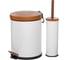 Набор для ванны NAVAKO Aquila wood 2set white 11088 1