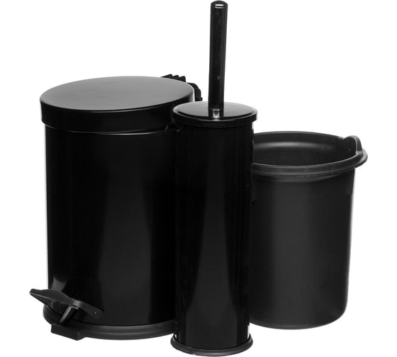 Набор для ванны NAVAKO Aquila 2set black 11069