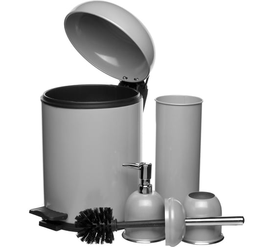 Набор для ванны NAVAKO Aquarius 4set grey 11075