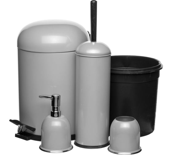 Набор для ванны NAVAKO Aquarius 4set grey 11075