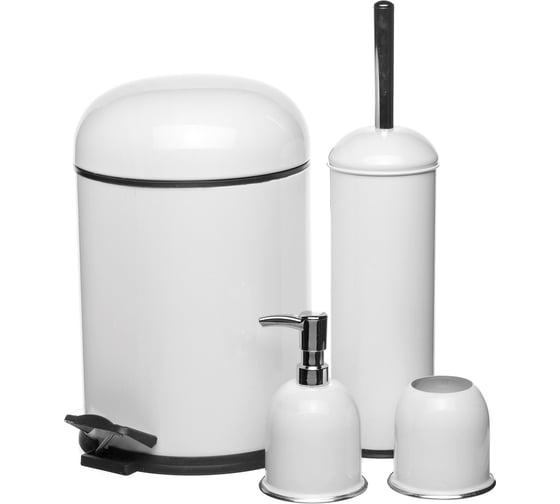 Набор для ванны NAVAKO Aquarius 4set white 11072