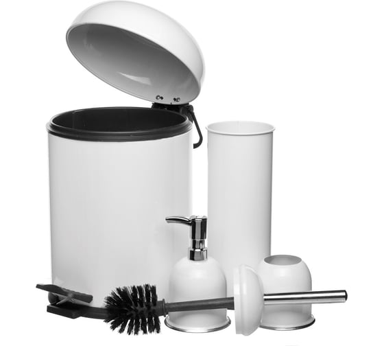 Набор для ванны NAVAKO Aquarius 4set white 11072