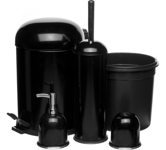 Набор для ванны NAVAKO Aquarius 4set black 11073
