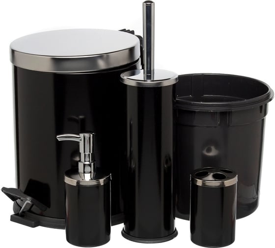 Набор для ванны NAVAKO Nebula 4set black 11115