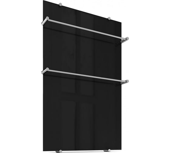 Электрический полотенцесушитель Теплолюкс Flora 60х90 черный, 260 Вт