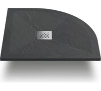 Поддон для душа VINCEA из искусственного камня, 900x900x25, антрацит VST-4SQ9090A