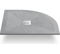 Поддон для душа VINCEA из искусственного камня, 900x900x25, серый VST-4SQ9090G