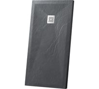Поддон для душа VINCEA из искусственного камня, 1000x900x25, антрацит VST-4SR9010A