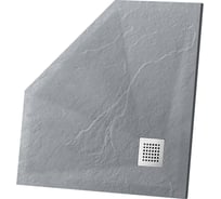 Поддон для душа VINCEA из искусственного камня, 1000x1000x25, серый VST-4SP1010G