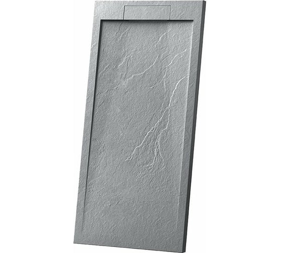Поддон для душа VINCEA из искусственного камня,1200x800x25, серый VST-4SRL8012G