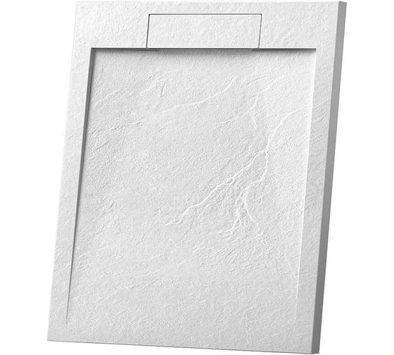Поддон для душа VINCEA из искусственного камня, 900x900x25, белый матовый VST-4SRL9090W