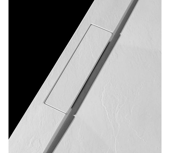 Поддон для душа VINCEA из искусственного камня, 900x900x25, белый матовый VST-4SRL9090W