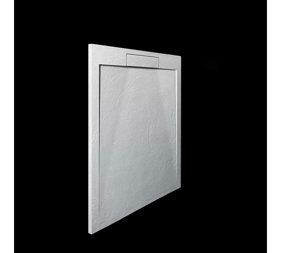Поддон для душа VINCEA из искусственного камня, 900x900x25, белый матовый VST-4SRL9090W