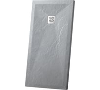 Поддон для душа VINCEA из искусственного камня, 1000x900x25, серый VST-4SR9010G
