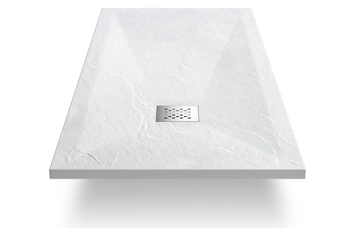 Поддон для душа VINCEA из искусственного камня,1200x1000x25, белый ...