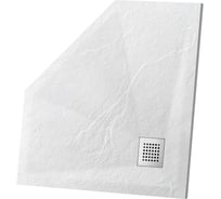 Поддон для душа VINCEA из искусственного камня, 900x900x25, белый матовый VST-4SP9090W