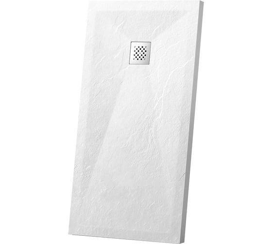 Поддон для душа VINCEA из искусственного камня, 1000x900x25, белый матовый VST-4SR9010W