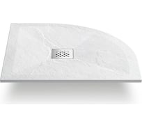 Поддон для душа VINCEA из искусственного камня, 800x800x25, белый матовый VST-4SQ8080W