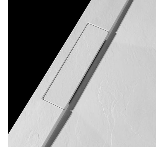 Поддон для душа VINCEA из искусственного камня,1200x1000x25, серый VST-4SR1012G
